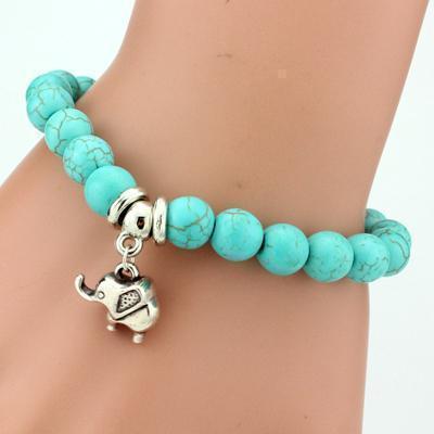 Love Turquoise Charm Bracelets