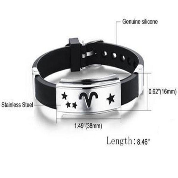 Stainless Steel Zodiac Bracelets