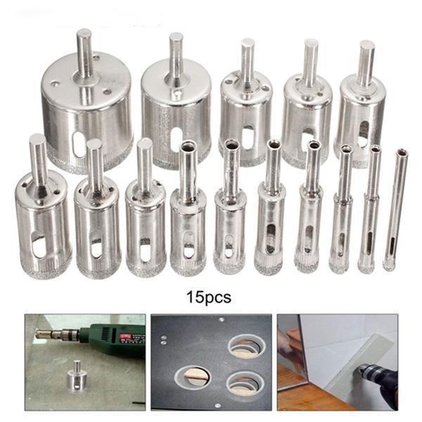 Diamond Hole Saw Drill Bit Set