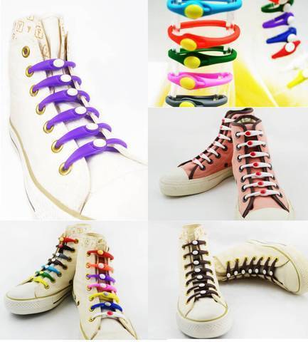 Silicone Shoe Lace (12PCS)