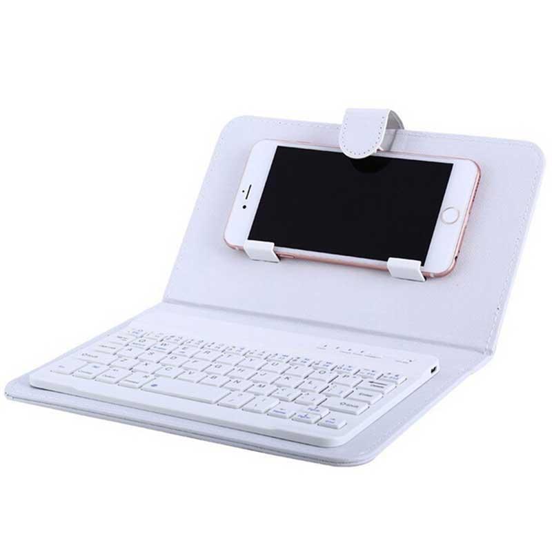 Leather Wireless Keyboard Phone Case