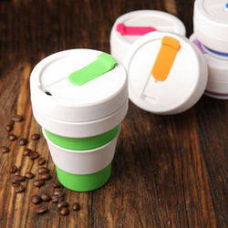 Silicone Folding Cup with Lids