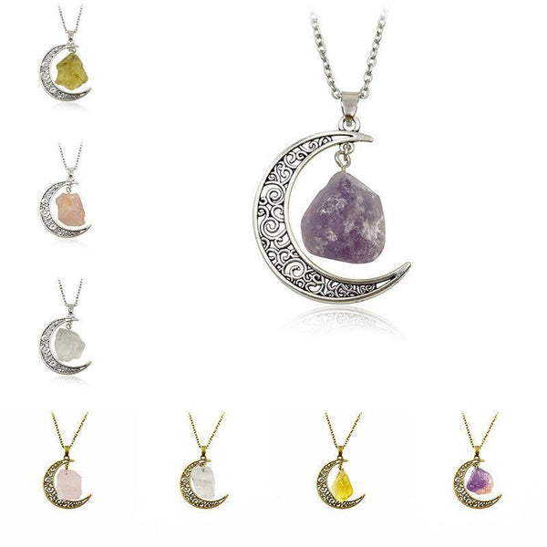 Moon Amethyst Necklaces