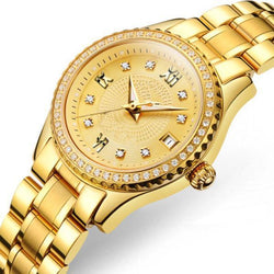 Waterproof Luxury Gold Calendar Luminous Watch