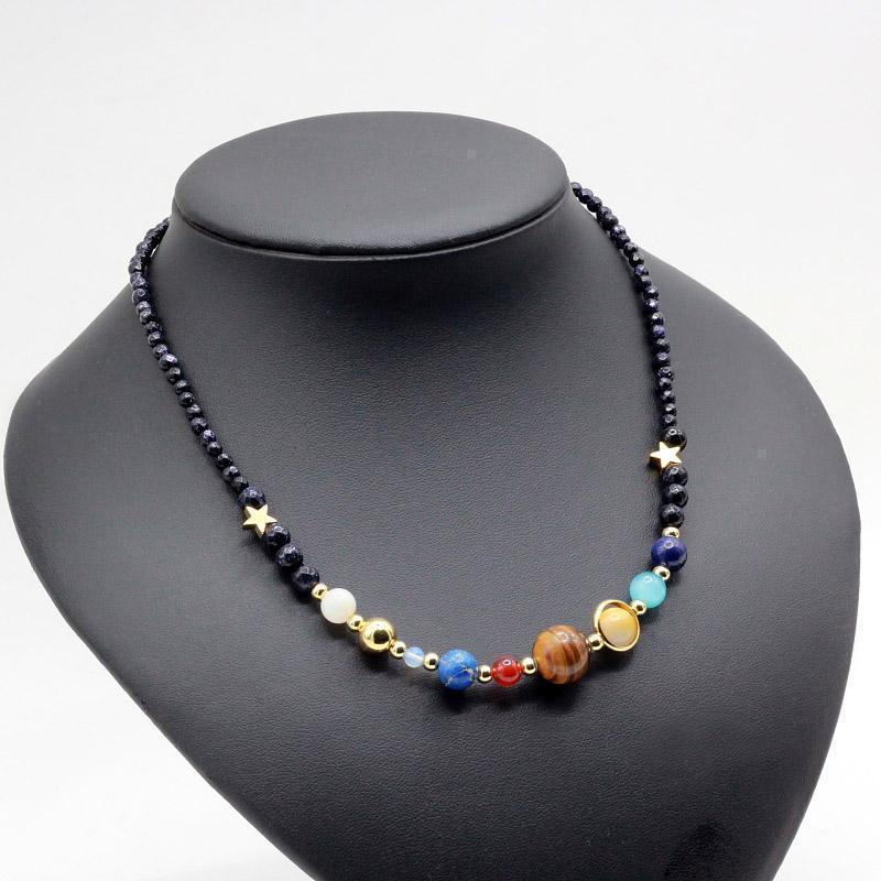 Universe Natural Stone Necklaces