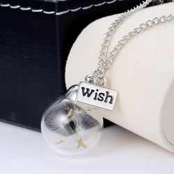 Dandelion Pendant Necklaces