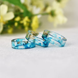 Handmade Ocean Blue Rings