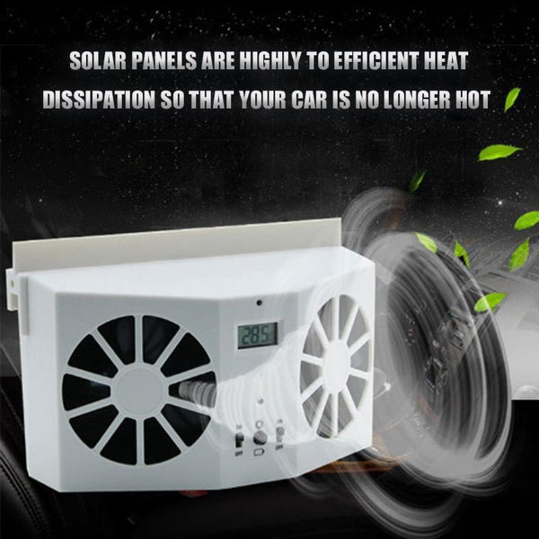 New Solar Car Exhaust Heat Exhaust Fan