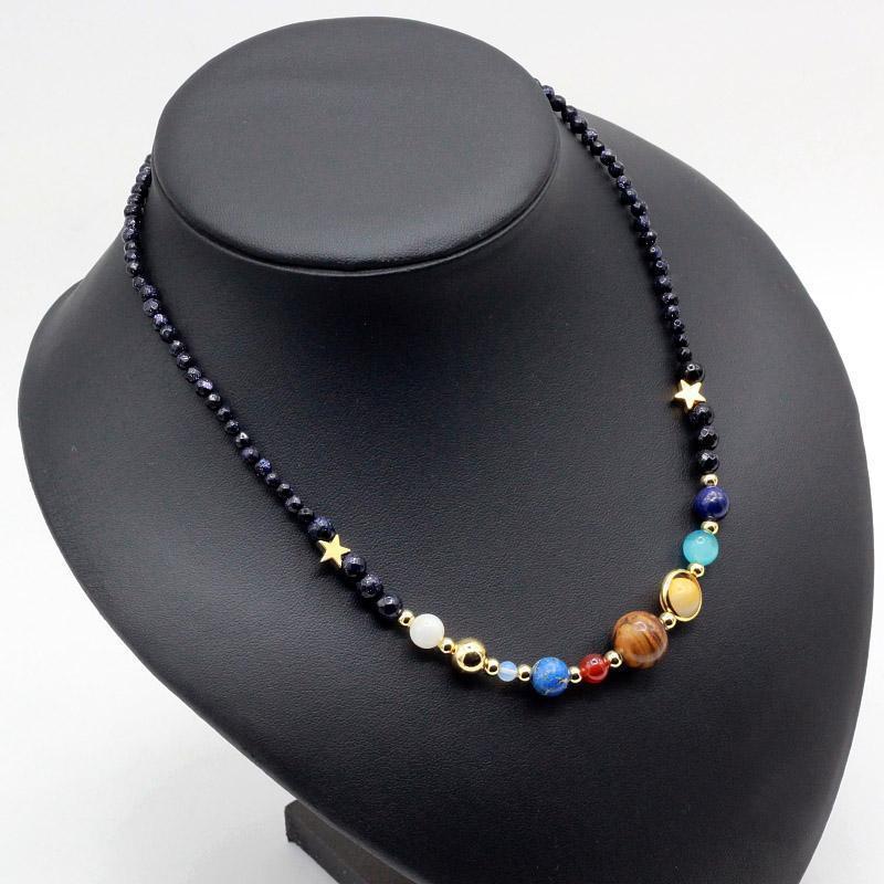 Universe Natural Stone Necklaces