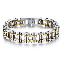 Cool Stainless Steel Men's Biker Chain Bracelets