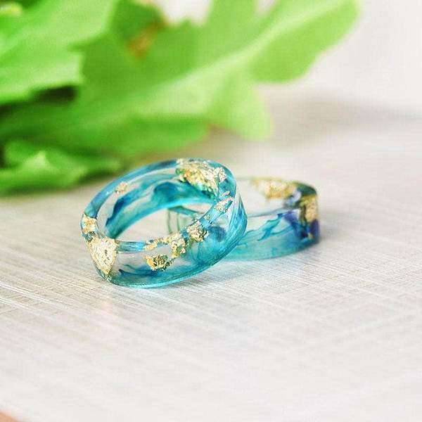 Handmade Ocean Blue Rings