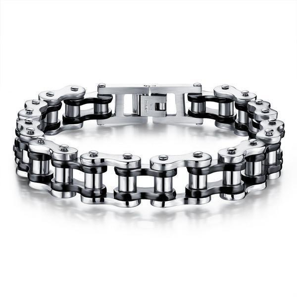 Cool Stainless Steel Men's Biker Chain Bracelets