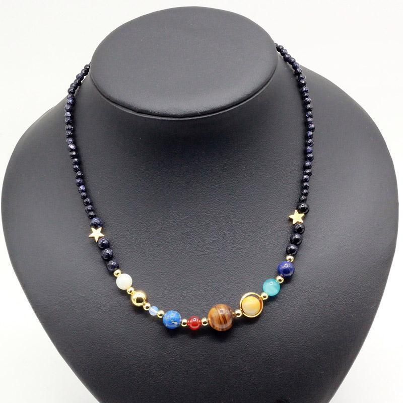 Universe Natural Stone Necklaces