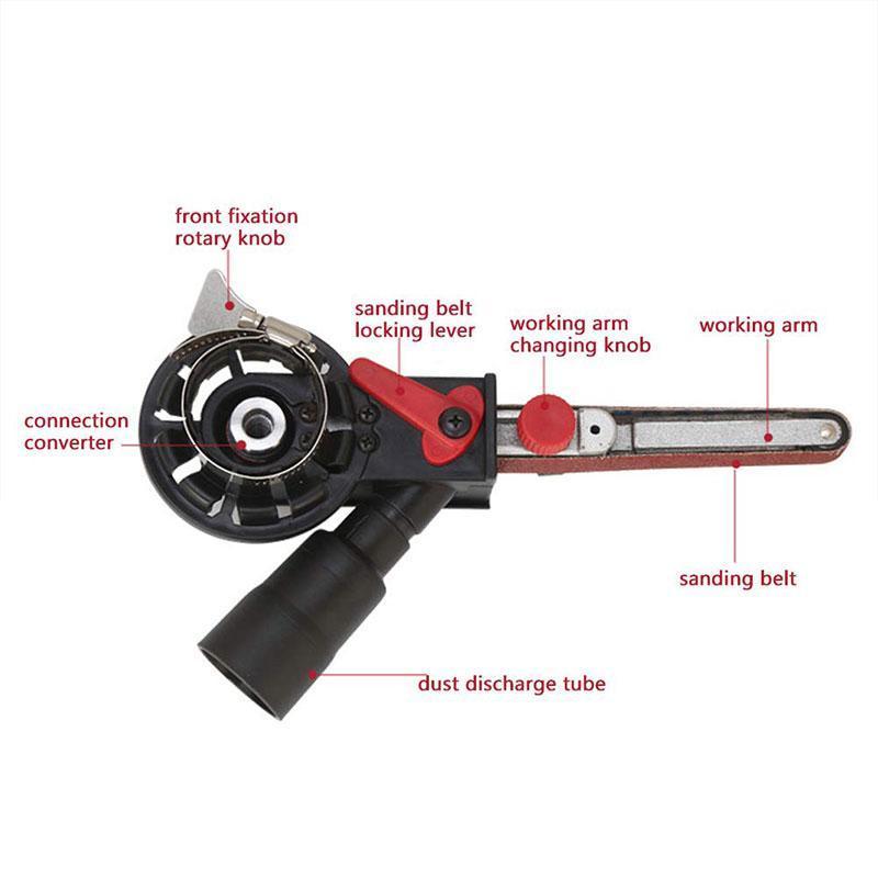 Belt Sander Angle Grinder Attachment