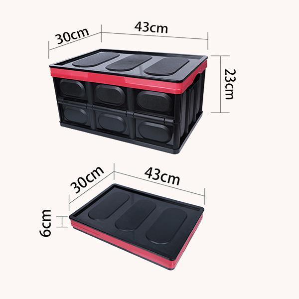 Multi-function Collapsible Car Trunk Organizer And Storage Box