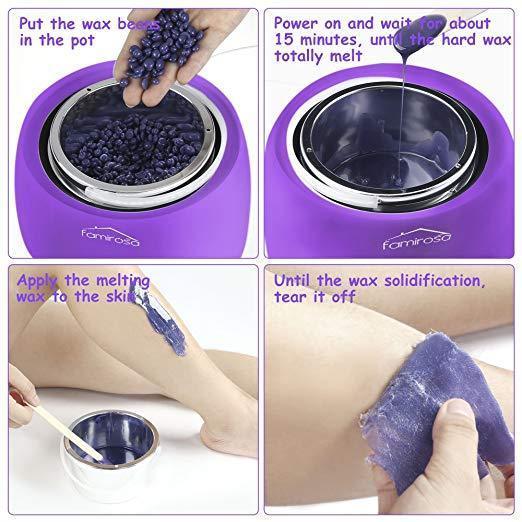 Wax Warmer Hair Removal Kit