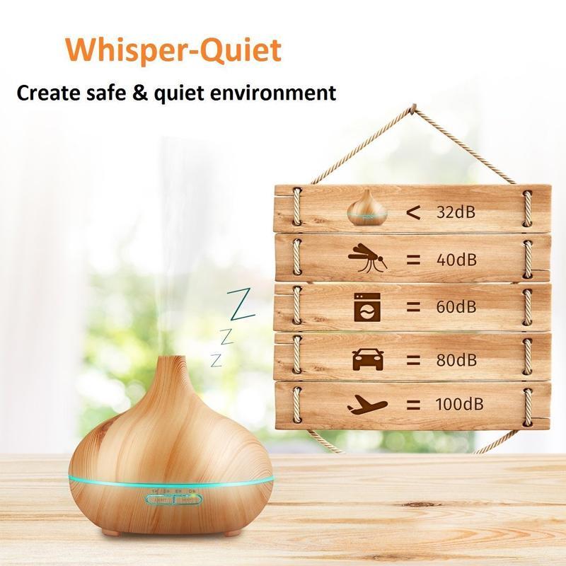 Ultrasonic Wood Grain Aromatherapy Machine