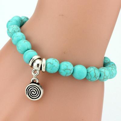 Love Turquoise Charm Bracelets