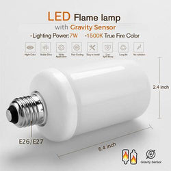 LED Flame Effect Light Bulb