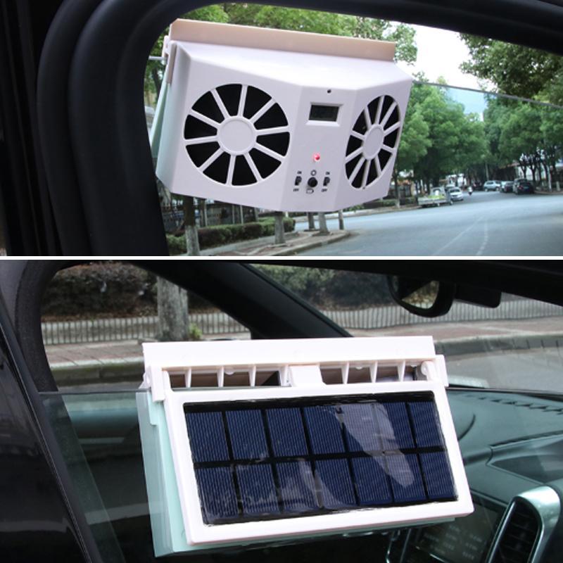 New Solar Car Exhaust Heat Exhaust Fan