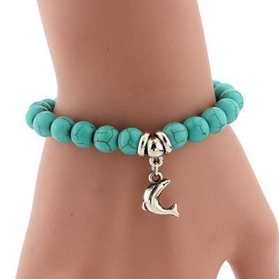 Love Turquoise Charm Bracelets