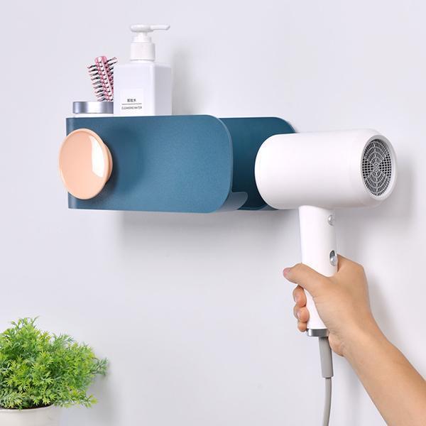 Wall Mount Hair Dryer Rack