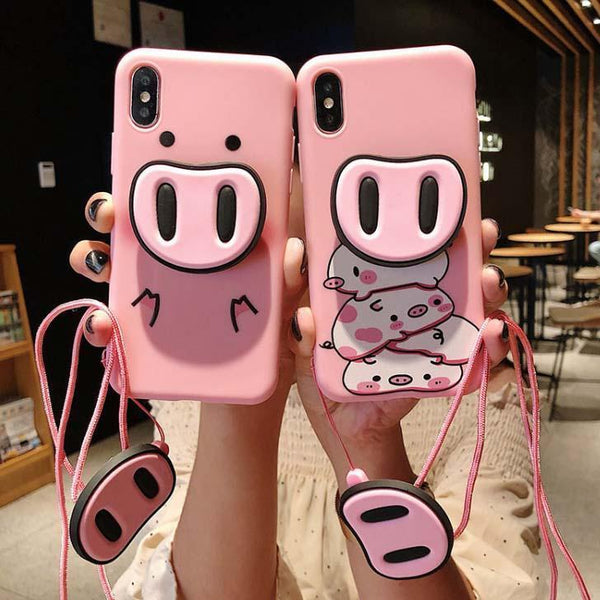 Cute Pig Nose Phone Case