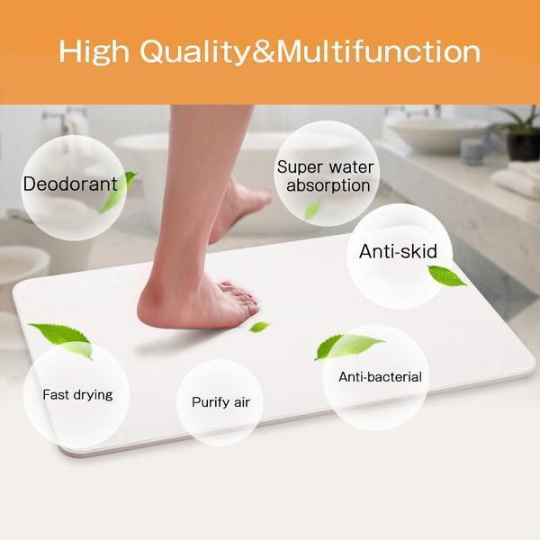 Quick-Drying Absorbent Bath Mat