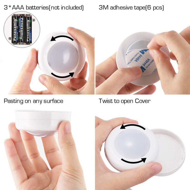 Colour-changing remote-controlled LED wireless-Buy more save more!!