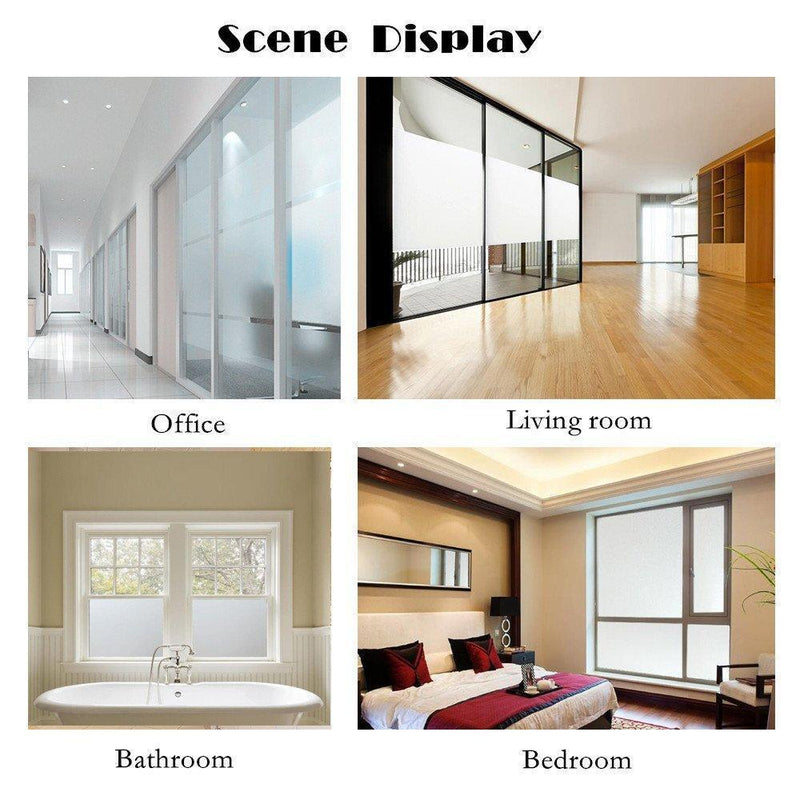 Non-Adhesive Privacy Window Film