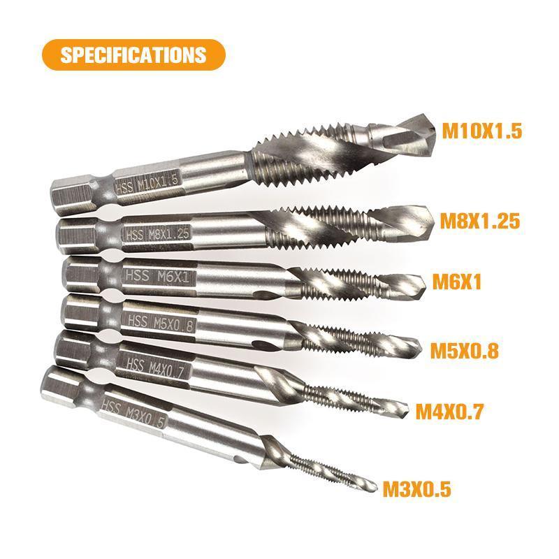 Composite Tap Drill Bit Set