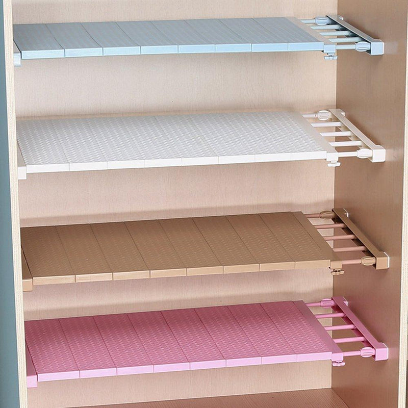 Retractable Nail-Free Storage Layered Partition