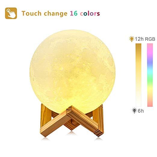 Starry moon lamp