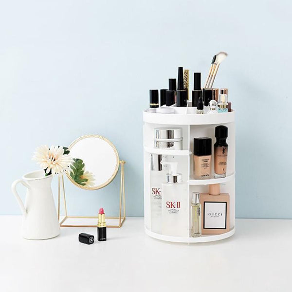 360 Rotating Adjustable Makeup Organizer