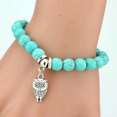 Love Turquoise Charm Bracelets