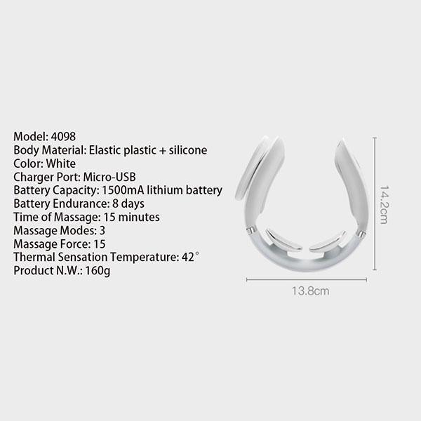 Electric Pulse Neck Cervical Vertebra Impulse Massager