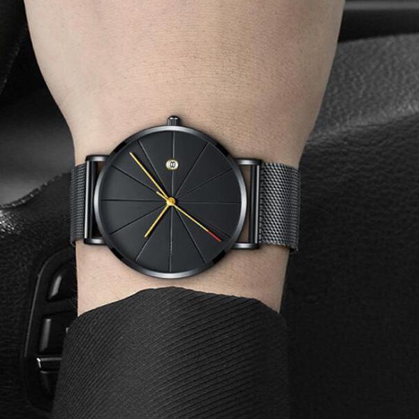 Waterproof Mesh Strap Analog Watch