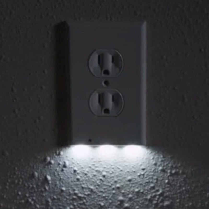 LED sensor night light socket cover