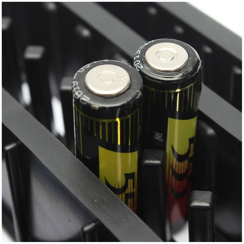 Battery Storage Organizer with Battery Tester