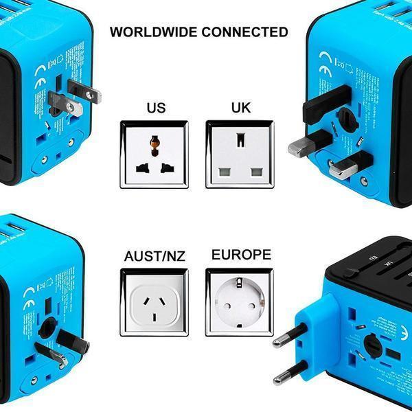 Universal USB Travel Power Adapter